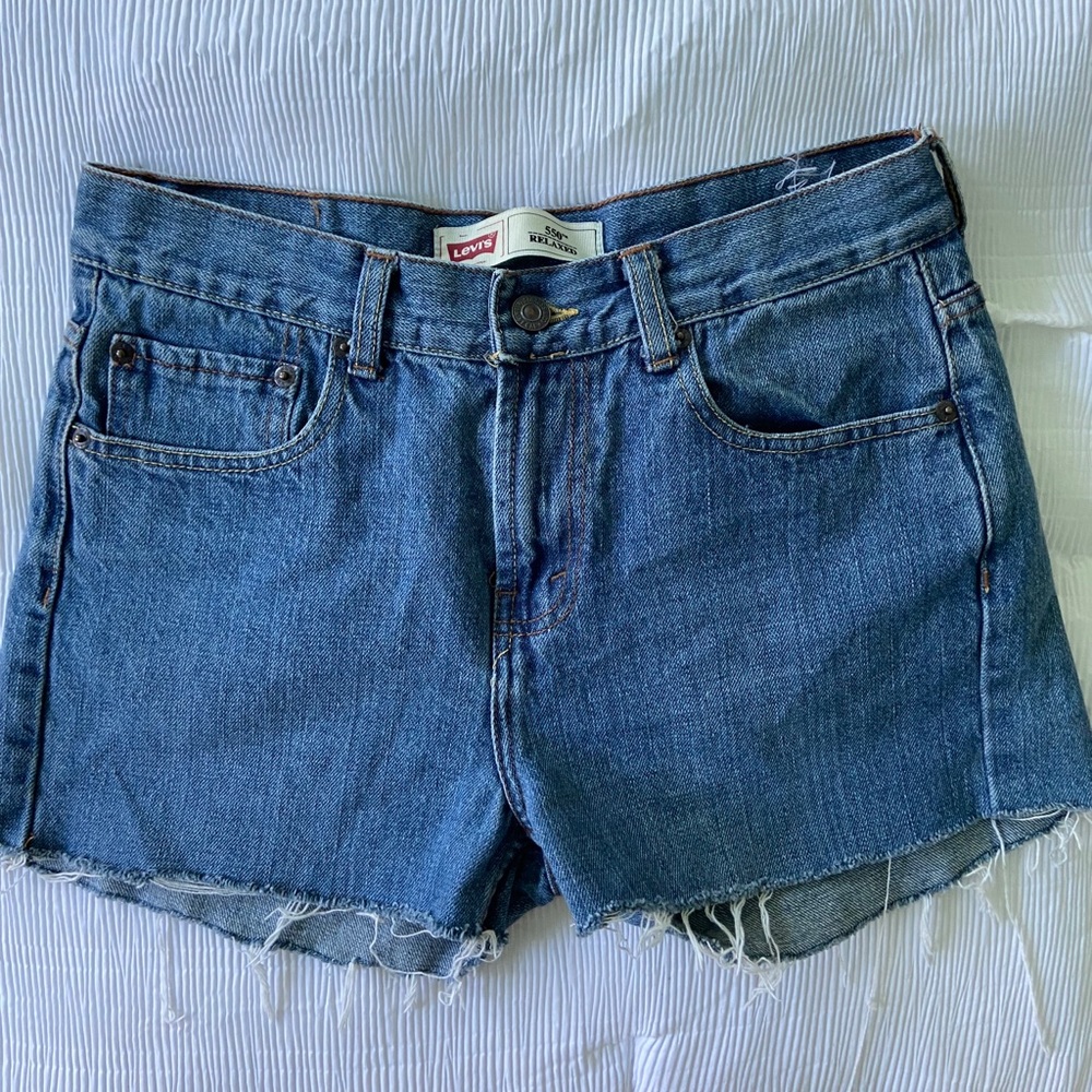550 Relaxed denim Levi’s shorts